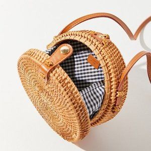 Rattan Mini Circle Bag